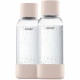 MYSODA - Pack de 2 bouteilles Pink PET et Biocomposite 0,5L