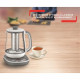TEFAL BJ551B10 Tastea Machine a thé en verre 1,5 L, 8 réglages, Panier a thé amovible acier inoxydable, Maintien au chaud, Ba…