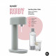 MYSODA Machine a Soda Ruby Pigeon, 1 bouteille 0.5L , 1 bouteille 1L, 1 cylindre de CO2