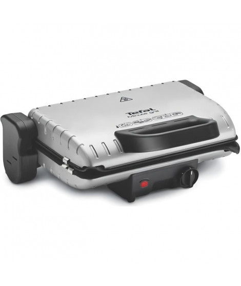 TEFAL GC205816 Minute Grill Viande Panini, Puissance 1600 W, Plaques antiadhésives, Grilles amovibles, Rangement vertical pra…