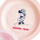 DISNEY Minnie Coffret repas 3 pieces : assiettes, bol et gobelet -