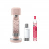 MYSODA Machine a Soda Ruby Pink, 1 bouteille 0.5L , 1 bouteille 1L, 1 cylindre de CO2