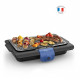 MOULINEX Barbecue de table électrique, Barbecue d'extérieur, Bac a eau, Utilisation simple, Fabriqué en France, Accessimo BG1…