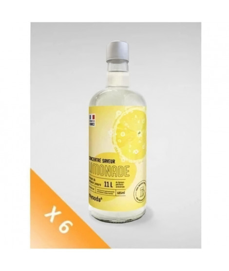 Concentré saveur Limonade - MYSODA - Lot de 6 - 685ml