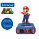 SUPER MARIO - Réveil digital avec veilleuse lumineuse en 3D et effets sonores - LEXIBOOK