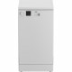 Lave-vaisselle pose libre BEKO DVS05024W - Moteur standard - 10 couverts - L45cm - Blanc - 49 dB - Cuve inox