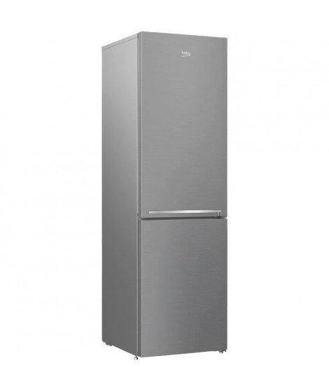 Réfrigérateur congélateur bas BEKO - RCSA270K30XBN - 2 portes - 262 L (175+87) - L58cm - Métal brossé