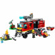 LEGO City 60374 Le Camion d'Intervention des Pompiers, Jouet avec Drones Modernes, et Figurines