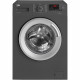 Lave-linge hublot BEKO LLF08A5 - 8 kg - Induction - 1400 trs/min - Gris anthracite