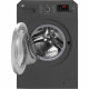 Lave-linge hublot BEKO LLF08A5 - 8 kg - Induction - 1400 trs/min - Gris anthracite