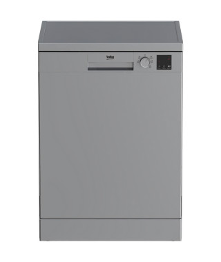 Lave-vaisselle pose libre BEKO LVV4729S - 14 couverts - L60cm - 47dB  - Cuve inox -Silver