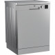 Lave-vaisselle pose libre BEKO LVV4729S - 14 couverts - L60cm - 47dB  - Cuve inox -Silver