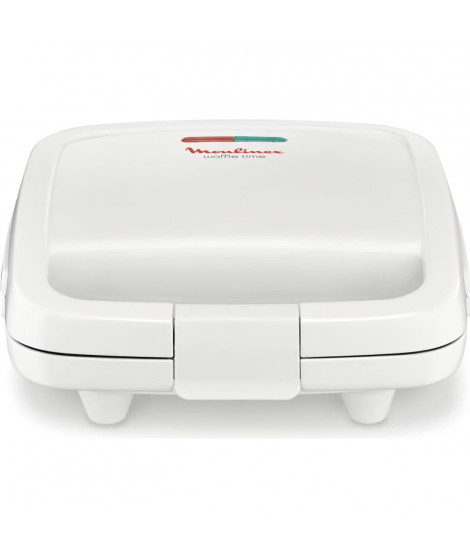 MOULINEX Gaufrier électrique Waffle Time Blanc WJ70112