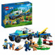 LEGO City Police 60369 Le Dressage des Chiens Policiers, Jouet Voiture avec Remorque