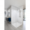 Paroi de douche en kit BALEARES CLAIRE - Verre Timeless 8 mm trempé by Saint-Gobain - AURYS