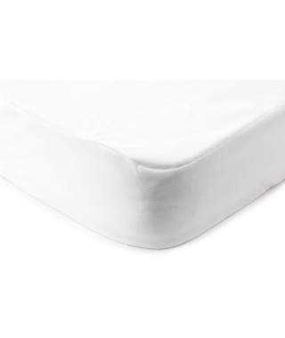 DOUX NID Drap-housse imperméable - Blanc - 70x140 cm