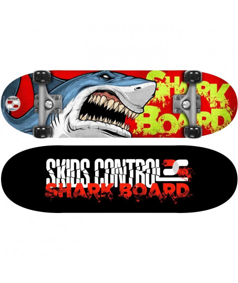 STAMP Skateboard 28 x 8 Shark Skids Control