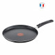 TEFAL B5541102 Easy Cook & Clean Poele a crepe 28 cm, Tous feux sauf induction, Antiadhésif sûr, Thermo-Signal, Fabriqué en …