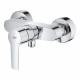 GROHE Mitigeur monocommande Douche Start, montage mural, robinet a raccord fileté 1/2, rosaces incluses, chromé, 23205002