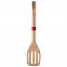 TEFAL Spatule a angle Ingenio - Bois hetre et silicone platinium - 32 cm