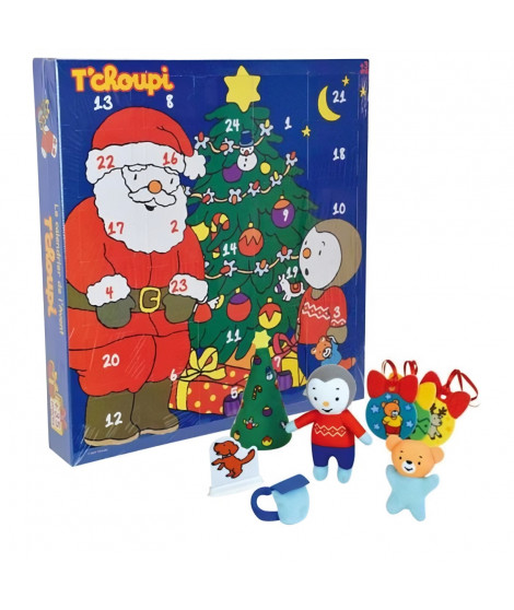 Calendrier de l'Avent T'CHOUPI - 35 pieces - 3 ans et + - Jemini