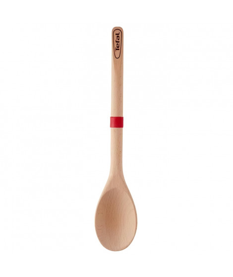 TEFAL Cuillere Ingenio - Bois hetre et silicone platinium - 32 cm