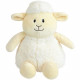 JEMINI Peluche bouillotte Mouton - A chauffer au micro-ondes micro perles d'argile +/- 19 cm