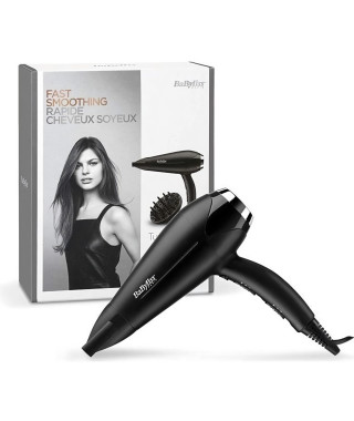 Seche-Cheveux - BaByliss - D572DE - Seche-cheveux Turbo Smooth 2200 avec Technologie Ionique et Céramique