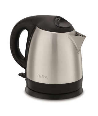 Bouilloire électrique TEFAL Compact Inox KI431D10 - Capacité 1,2 L - Base 360° - Graduation intérieure en relief