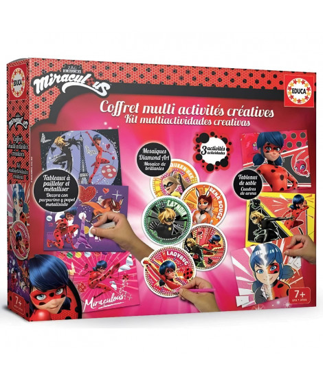 Coffret Multi-activités Miraculous Ladybug - Loisirs créatifs - EDUCA - 18931