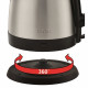 Bouilloire électrique TEFAL Compact Inox KI431D10 - Capacité 1,2 L - Base 360° - Graduation intérieure en relief