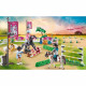 PLAYMOBIL - 70996 - Parcours d'obstacles avec chevaux