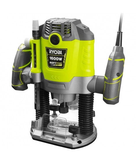 RYOBI RRT1600 - K - Défonceuse 1600 Watts + 5 fraises