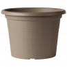 DEROMA Pot de fleurs rond Day R camel - Coloris taupe - 40cm