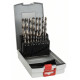 Set de forets ProBox HSS-G, 1-10mm, 135°, 19 - BOSCH