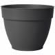 DEROMA Pot de fleurs a reserve d'eau Ninfea R Anthracite - 40 cm