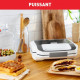 TEFAL Appareil a croque, Puissance 850 W, Plaques gaufre et croque extra-larges, Rangement vertical, Snack XL SW701110