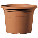 DEROMA Pot de fleurs rond Day R cotto - Coloris terre rouge - 40cm