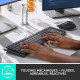 Logitech - Clavier Sans Fil - MX - Mécanique - Rétroéclairé Performant - Touches Tactiles - Graphite