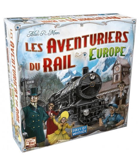 Days of Wonder | Les Aventuriers du Rail : Europe | Unbox Now | Jeu de société | a partir de 8 ans | Compatible avec Alexa