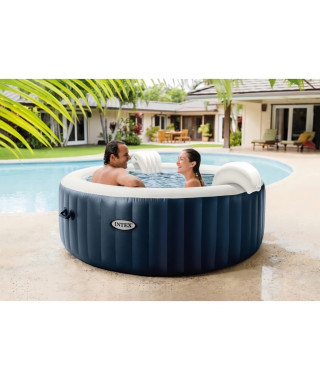 Intex - 28430EX - Pure spa gonflable blue navy 4 places