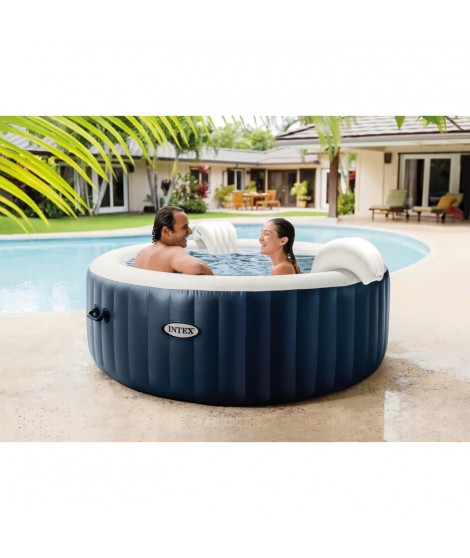 Intex - 28430EX - Pure spa gonflable blue navy 4 places