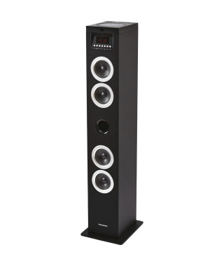 THOMSON DS120CD - Tour haut-parleurs multimédia - Lecteur CD - 60W - Bluetooth, USB, Radio FM - Affichage LED - Noire