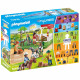 PLAYMOBIL - 70978 - My Figures: Ranch équestre - Figures - Combine tes personnages Animaux & Nature