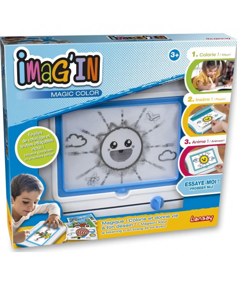 Imag'In - Magic Color - Activités Artistiques - Coloriage et Dessins - Des 3 ans - Lansay