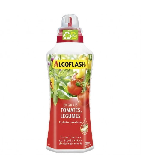 Engrais Tomates et Légumes - ALGOFLASH NATURASOL - 750 mL