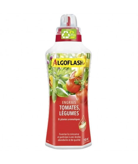 Engrais Tomates et Légumes - ALGOFLASH NATURASOL - 750 mL