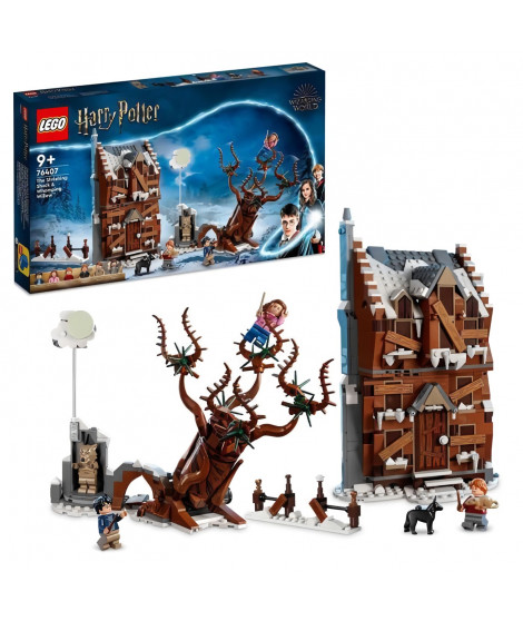 LEGO 76407 Harry Potter La Cabane Hurlante et le Saule Cogneur, Jouet sur Prisonnier d'Azkaban, Set pour Enfants de 9 ans