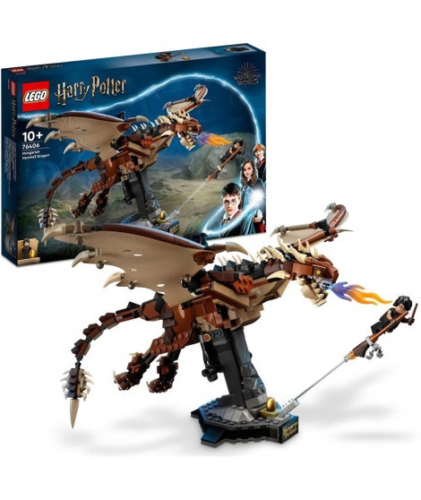 LEGO 76406 Harry Potter Le Magyar a Pointes, Jouet de Dragon, Figurine Harry Potter, Décoration, Idée de Cadeau, Enfants 10 Ans