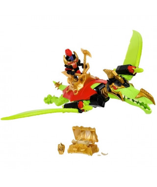 Playset Ptérodactyle - MOOSE TOYS - Trésor X - Dinosaure de combat - Figurine 23 cm